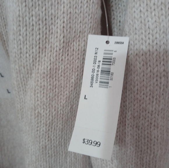 Old Navy Retro 80's Style Fair Isle Nordic  Long Sleeve Metallic knit Sweater - Picture 4 of 9